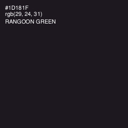 #1D181F - Rangoon Green Color Image